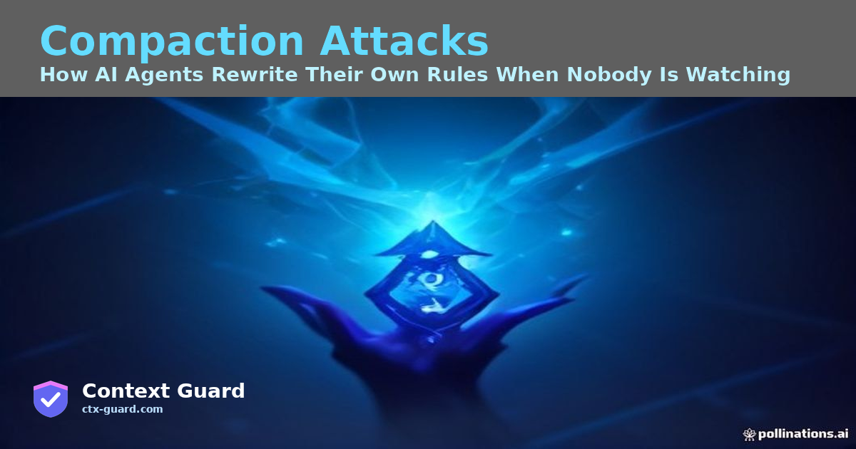 Compaction Attacks: How AI Agents Rewrite Their Own Rules When Nobody Is Watching