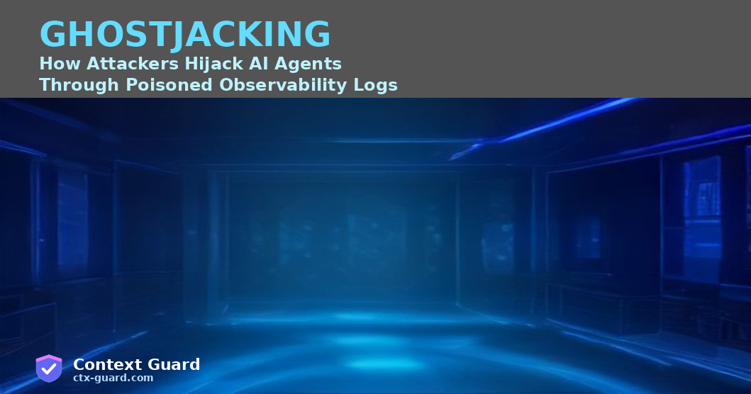Ghostjacking: How Attackers Poison Observability Logs to Hijack AI Agents
