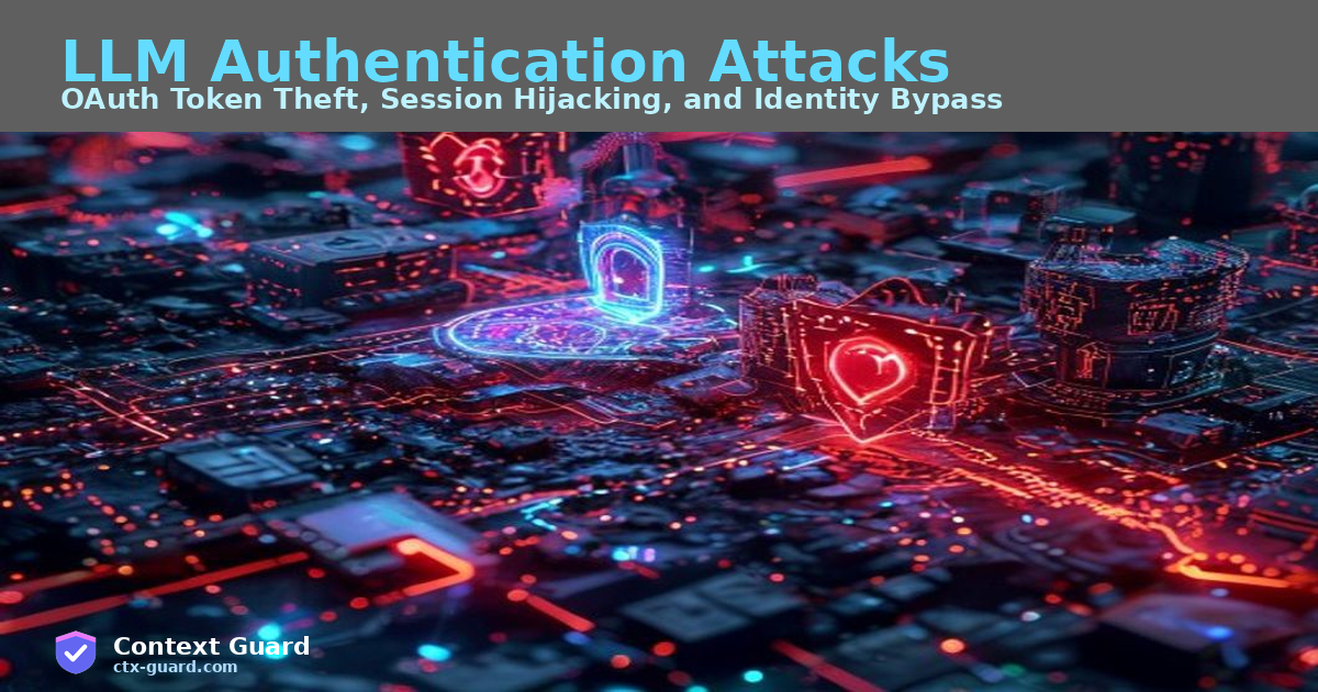 LLM Authentication Attacks: OAuth Token Theft, Session Hijacking, and Identity Bypass in AI Platforms