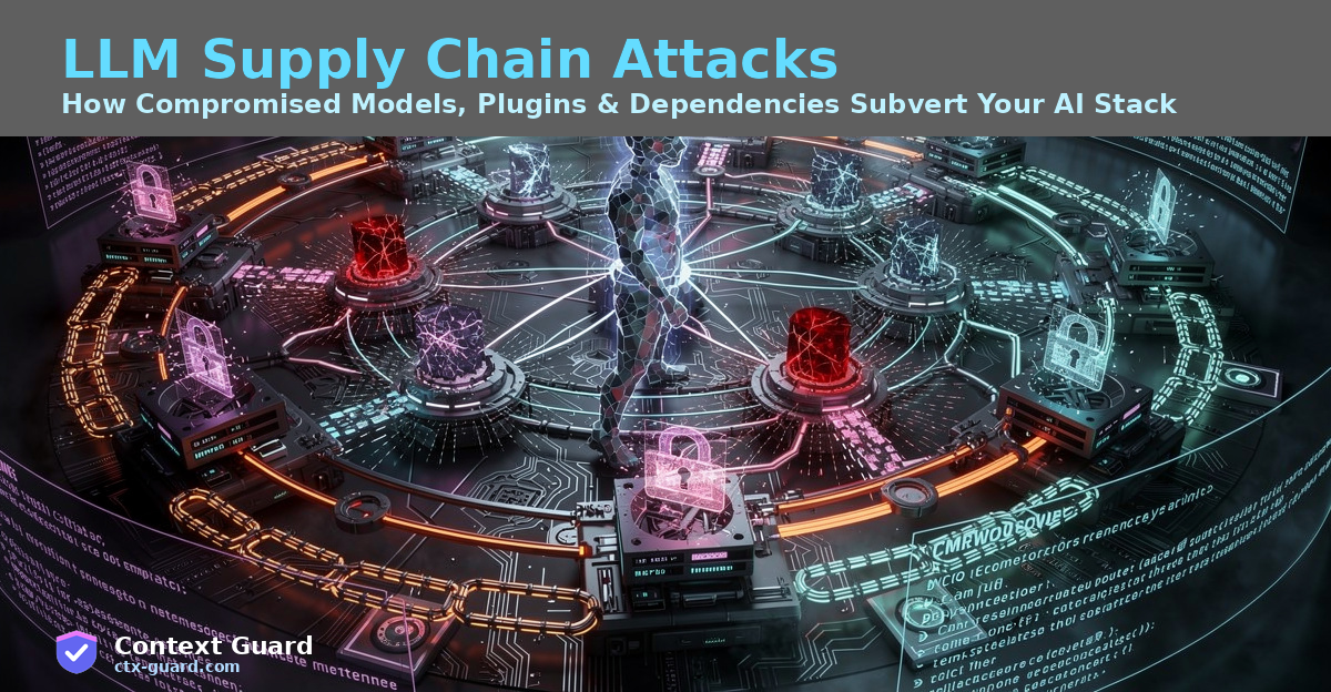 LLM Supply Chain Attacks: How Compromised Models, Plugins, and Dependencies Subvert Your AI Stack