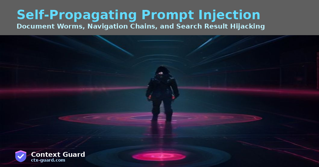 Self-Propagating Prompt Injection: Document Worms, Navigation Chains, and Search Result Hijacking